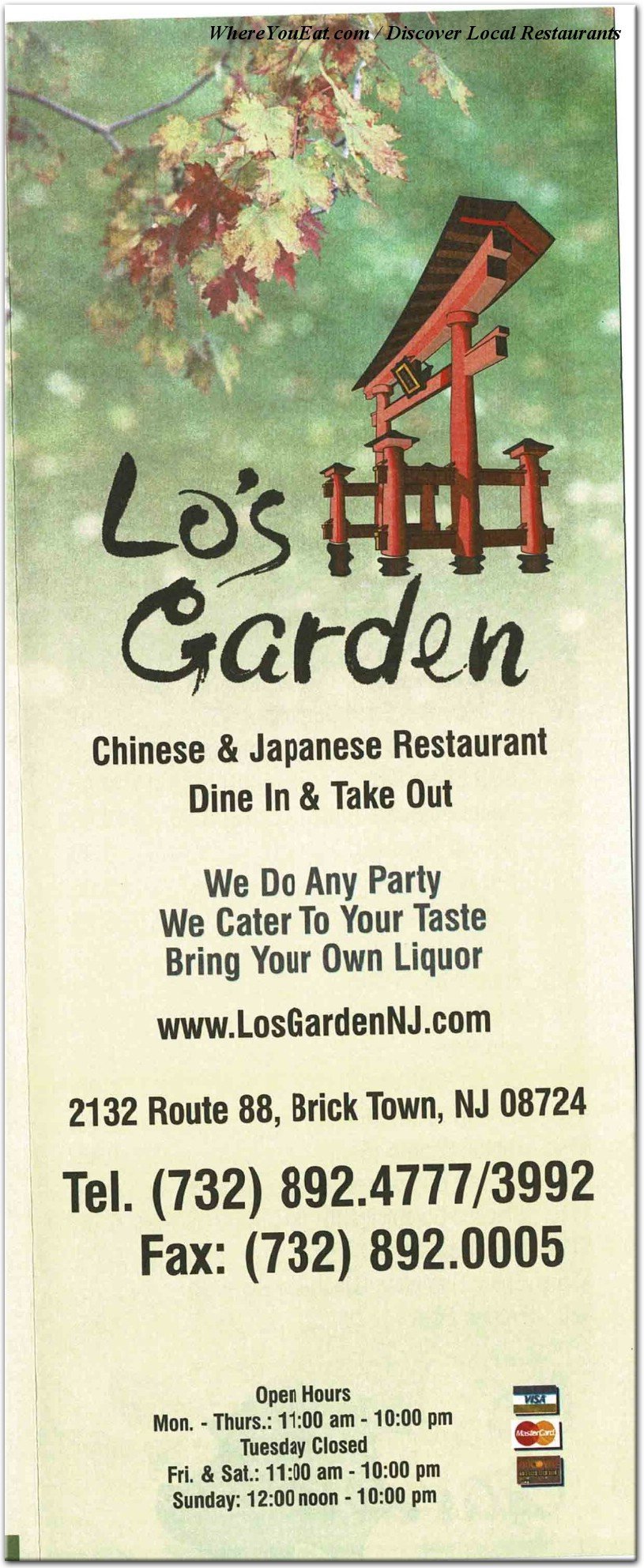 menu 9