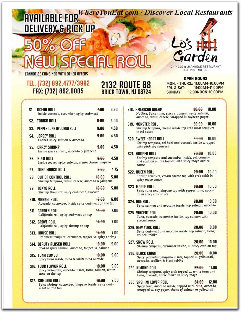 menu 12